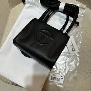 Small Black Telfar shopping bag